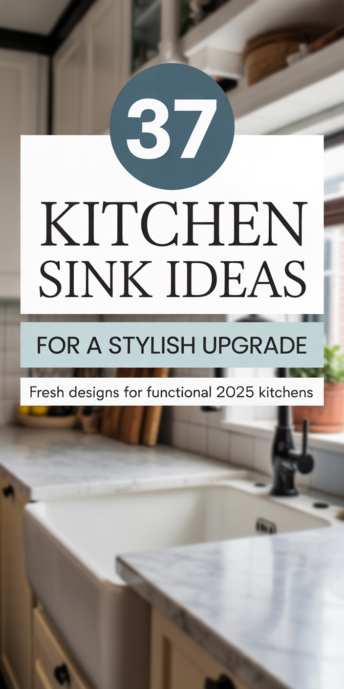 37 Kitchen Sink Ideas 2025 with Modern Styles, Smart Features, and ...