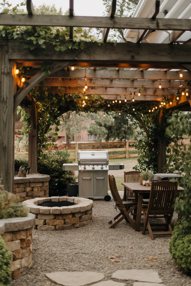 38 Outdoor BBQ Area With Roof Ideas Stylish Grill Spaces, Covered — free download