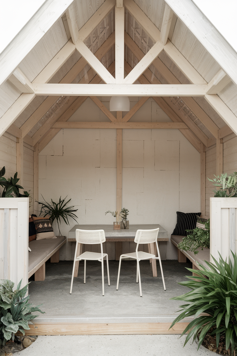 Image showcasing 38 Outdoor BBQ Area With Roof Ideas - Stylish Grill Spaces, Covered ...