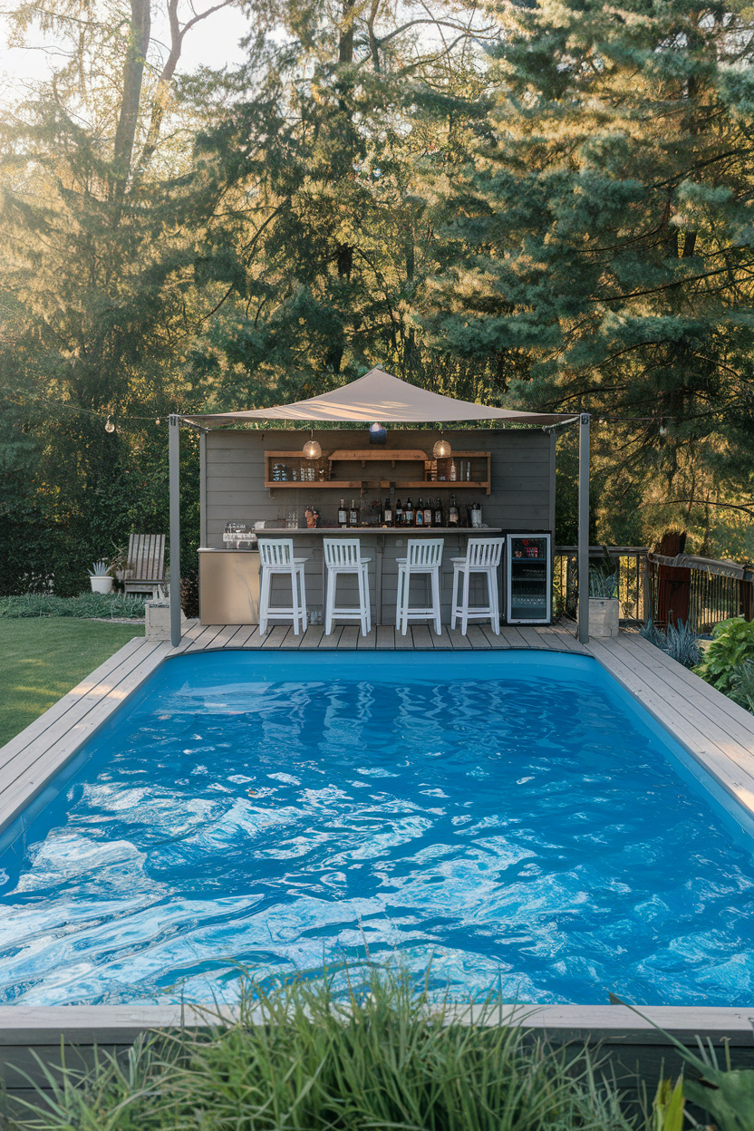 37 Above Ground Pool Deck Ideas for DIY Builds, Small Yards, Budget ...