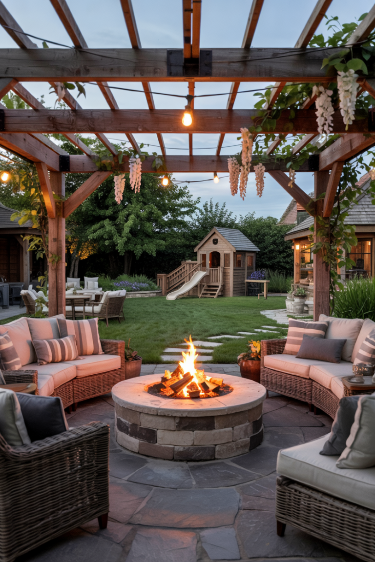 35 Family Backyard Layout Ideas for Kid Friendly, Cozy, Rustic, Pool ...