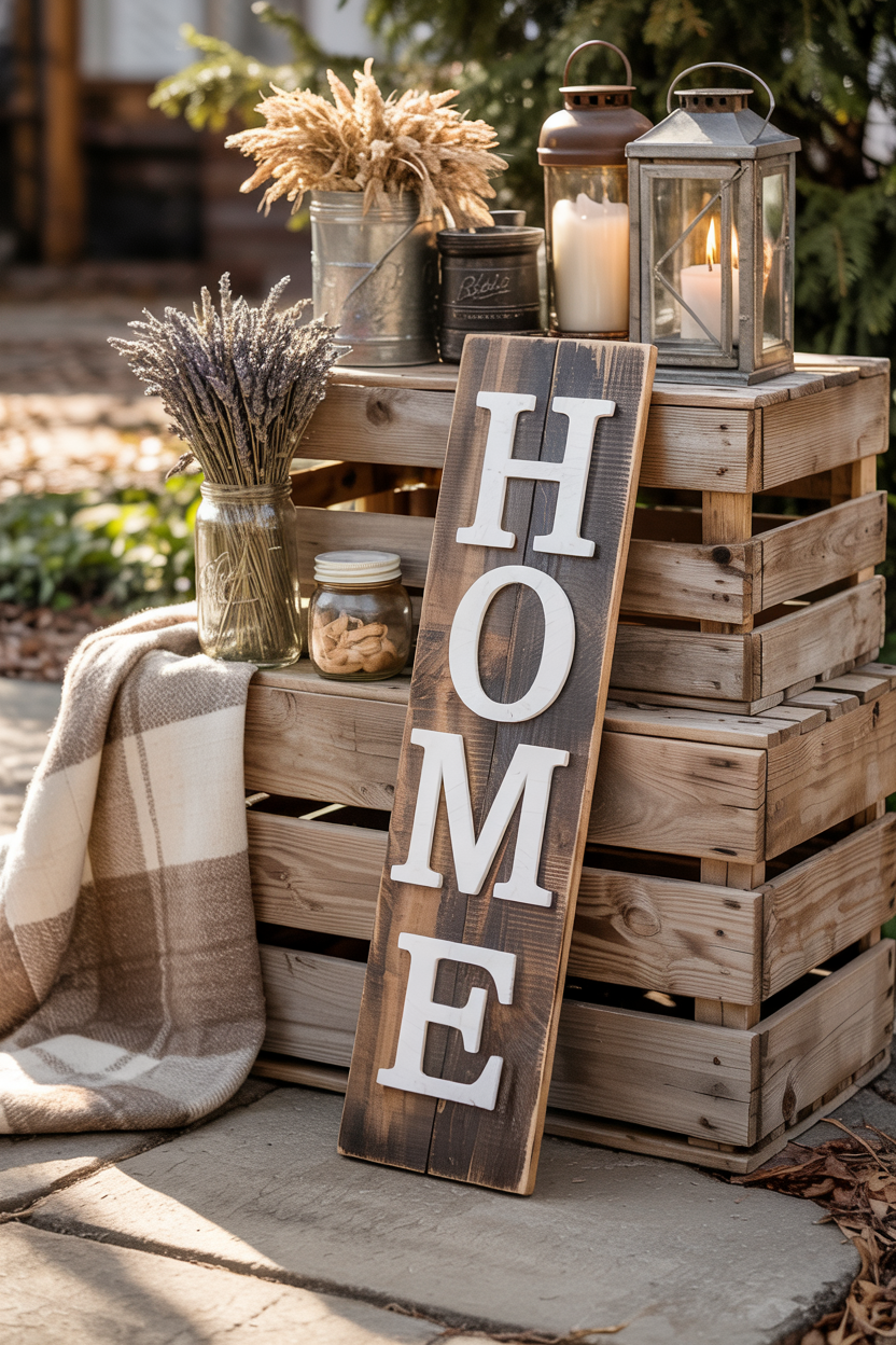 Rustic Sign Me Front Porch Decorating Ideas 2025 for Every Season and Style Including ...