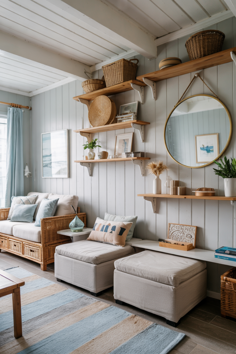 Image showcasing 10 Easy Beach-Inspired DIY Furniture Ideas for Coastal Homes
