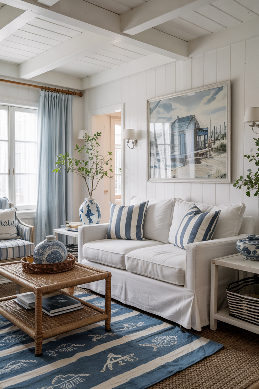Beach House Decor 2025: 39 Colorful, Modern, Rustic, and Coastal Style ...