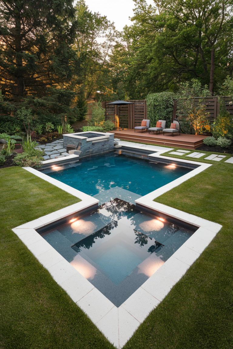 37 Backyard Pool Designs for Every Style and Budget: Modern, Small Yard ...