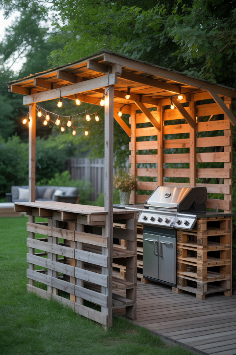 Simple Diy Grill Shelternull