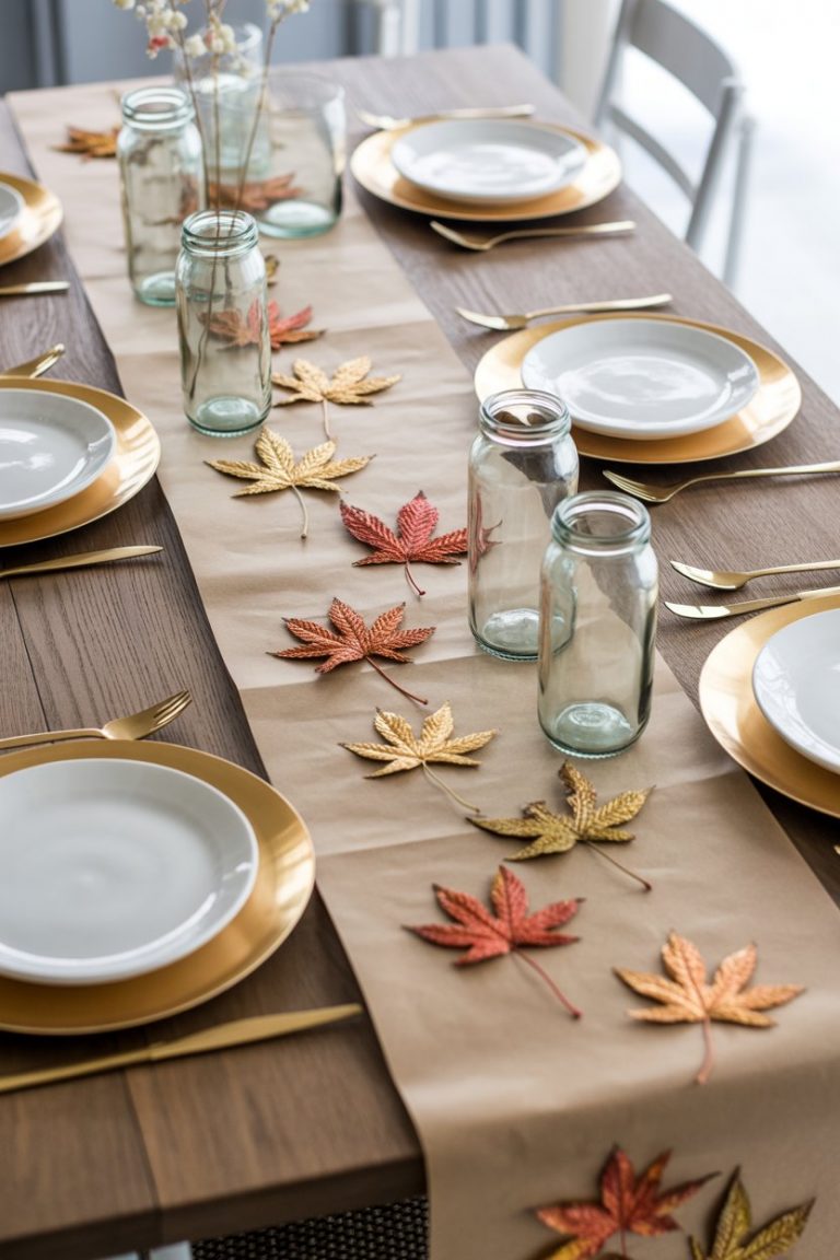 Fall Table Decor 2025 with Centerpieces Simple Autumn for Dining Room ...
