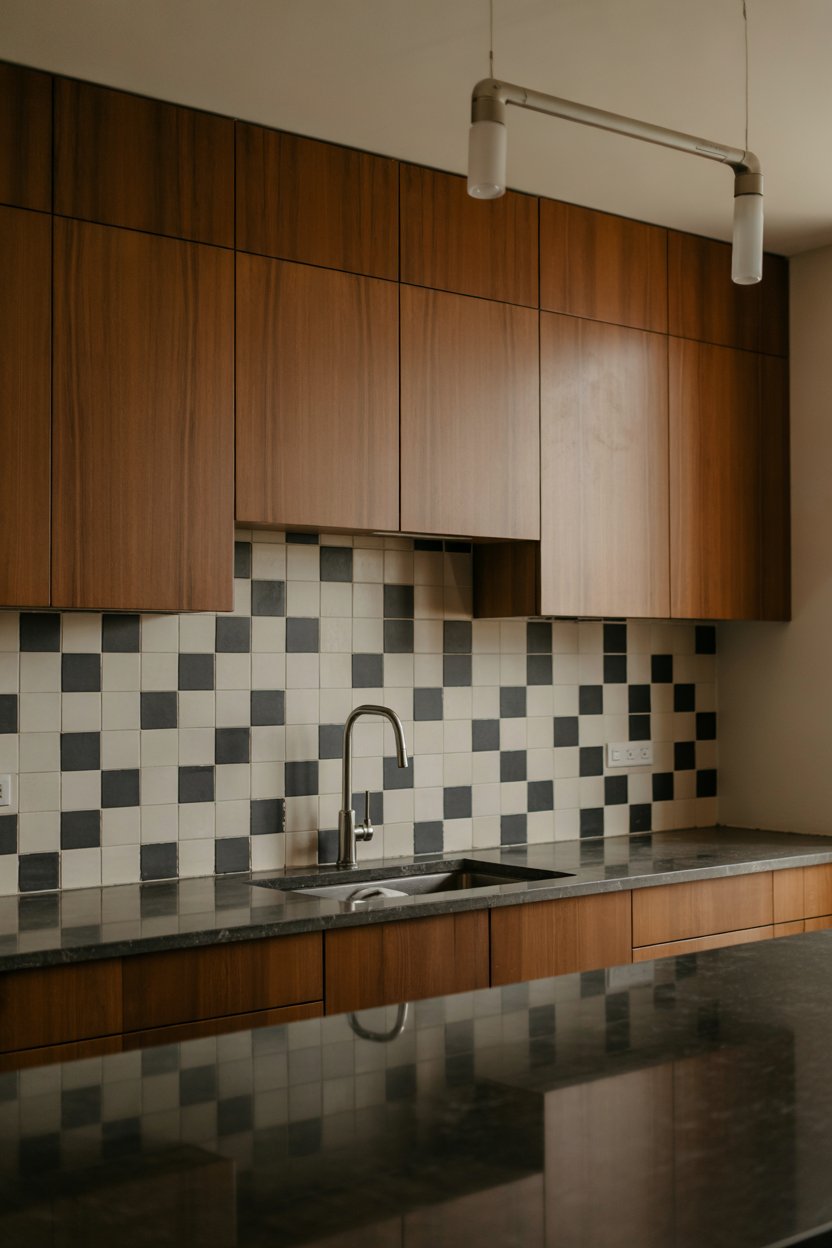 35 Dark Wood Kitchen Cabinets Ideas for 2025 with Modern Decor, Islands ...
