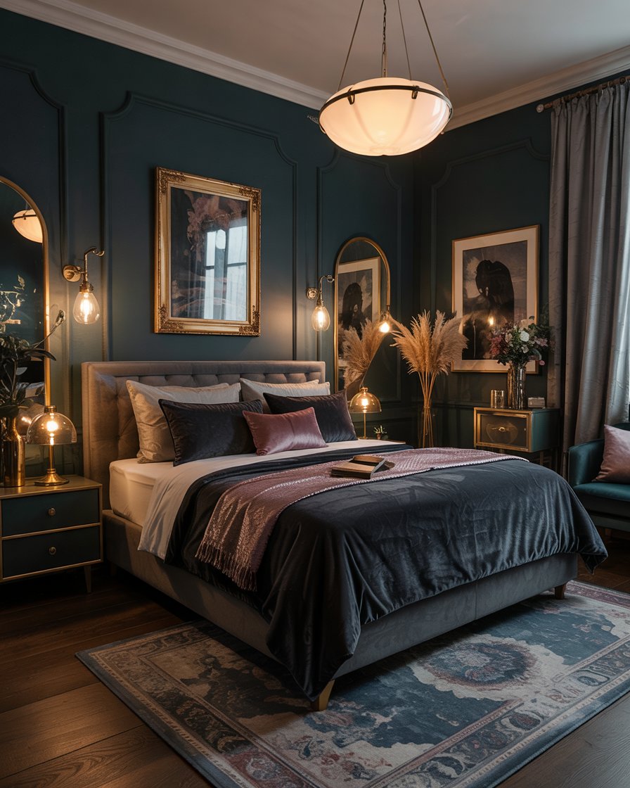 40 Romantic Bedroom Ideas for Couples with Dark Cozy Decor, Date Night ...