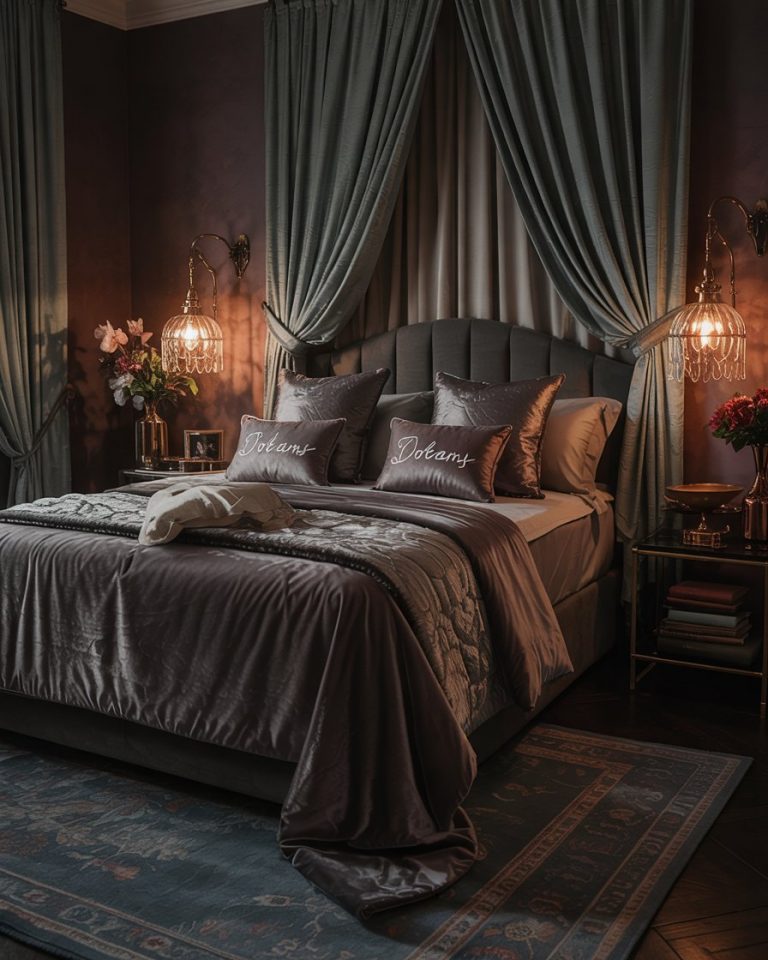 40 Romantic Bedroom Ideas for Couples with Dark Cozy Decor, Date Night ...