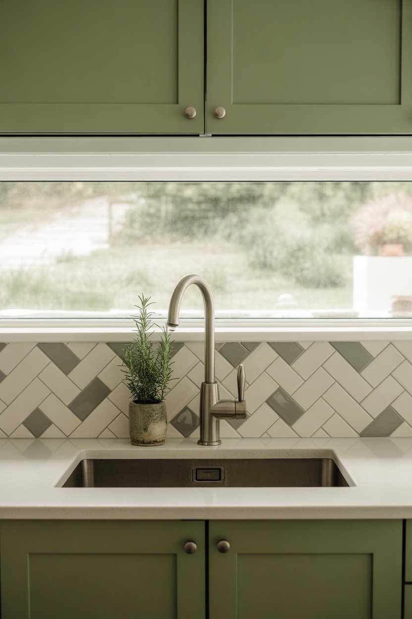 37 Sage Green Kitchen Ideas with Cabinets, Backsplashes, Countertops ...