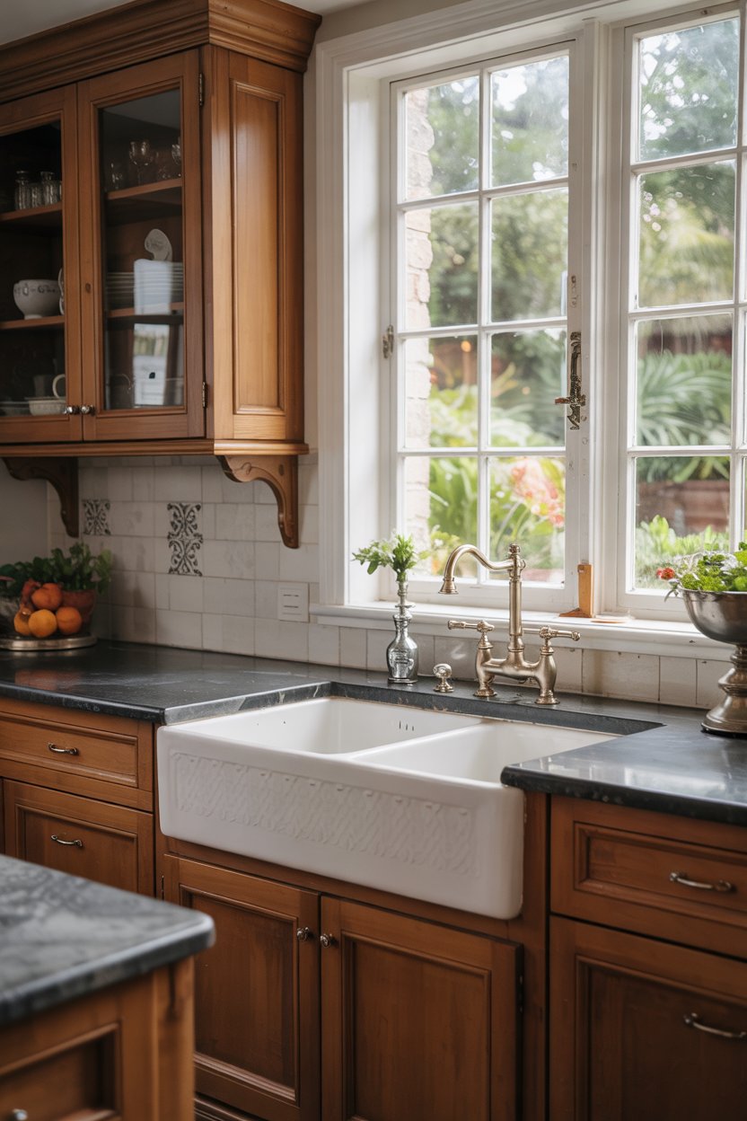 35 Dark Wood Kitchen Cabinets Ideas for 2025 with Modern Decor, Islands ...