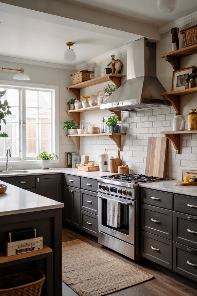 35 Dark Wood Kitchen Cabinets Ideas for 2025 with Modern Decor, Islands ...