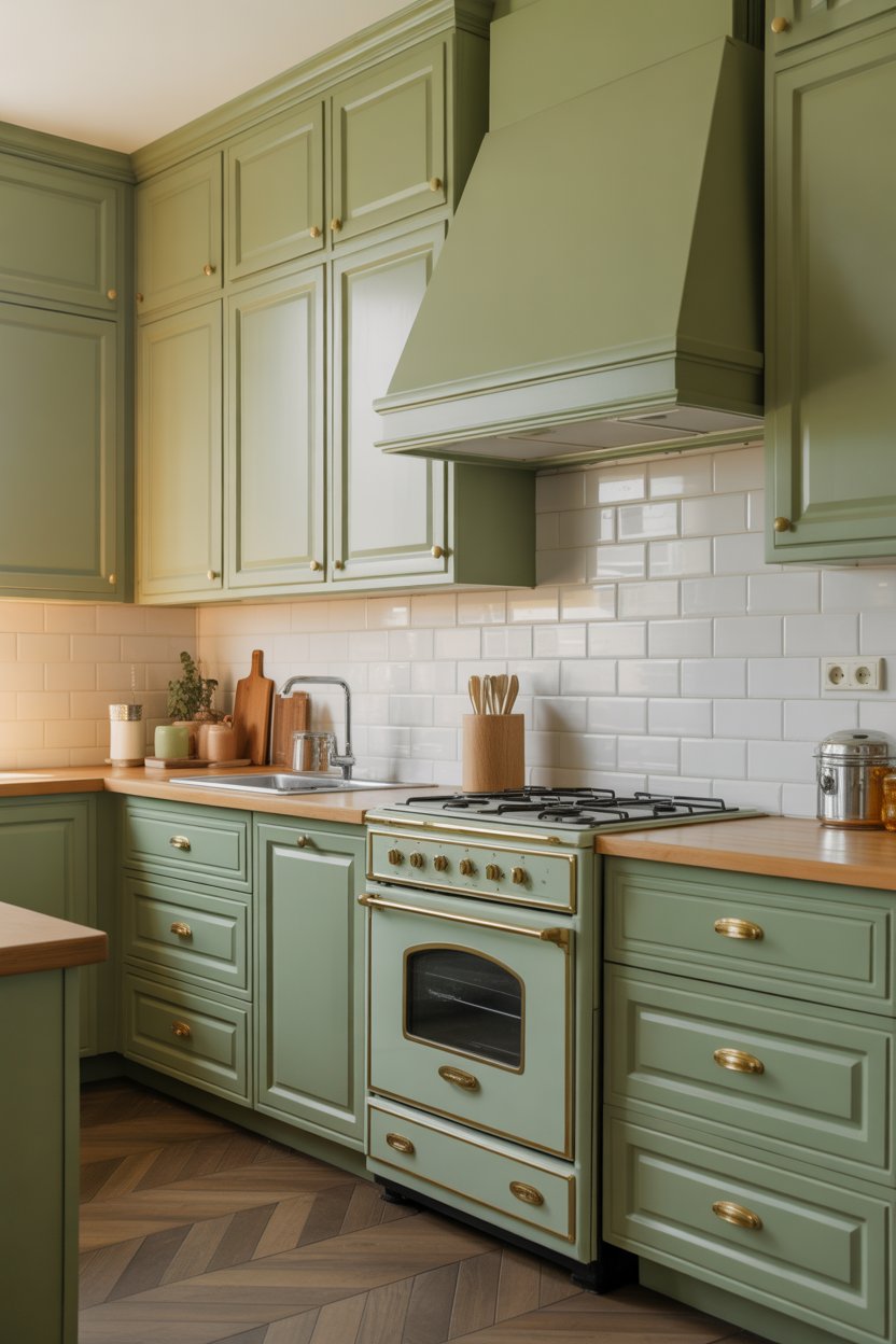 37 Sage Green Kitchen Ideas with Cabinets, Backsplashes, Countertops ...