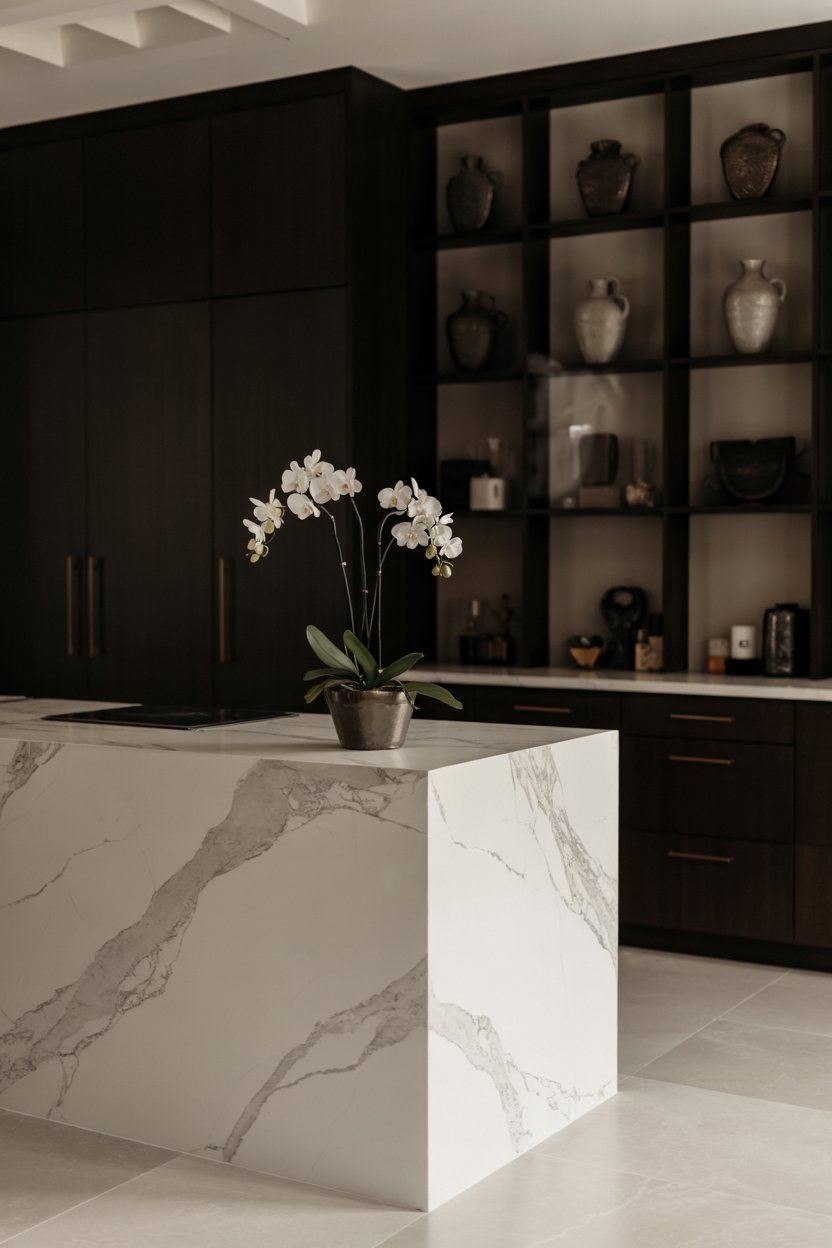 35 Dark Wood Kitchen Cabinets Ideas for 2025 with Modern Decor, Islands ...