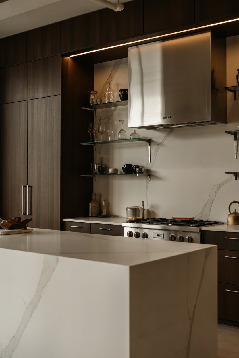 35 Dark Wood Kitchen Cabinets Ideas for 2025 with Modern Decor, Islands ...