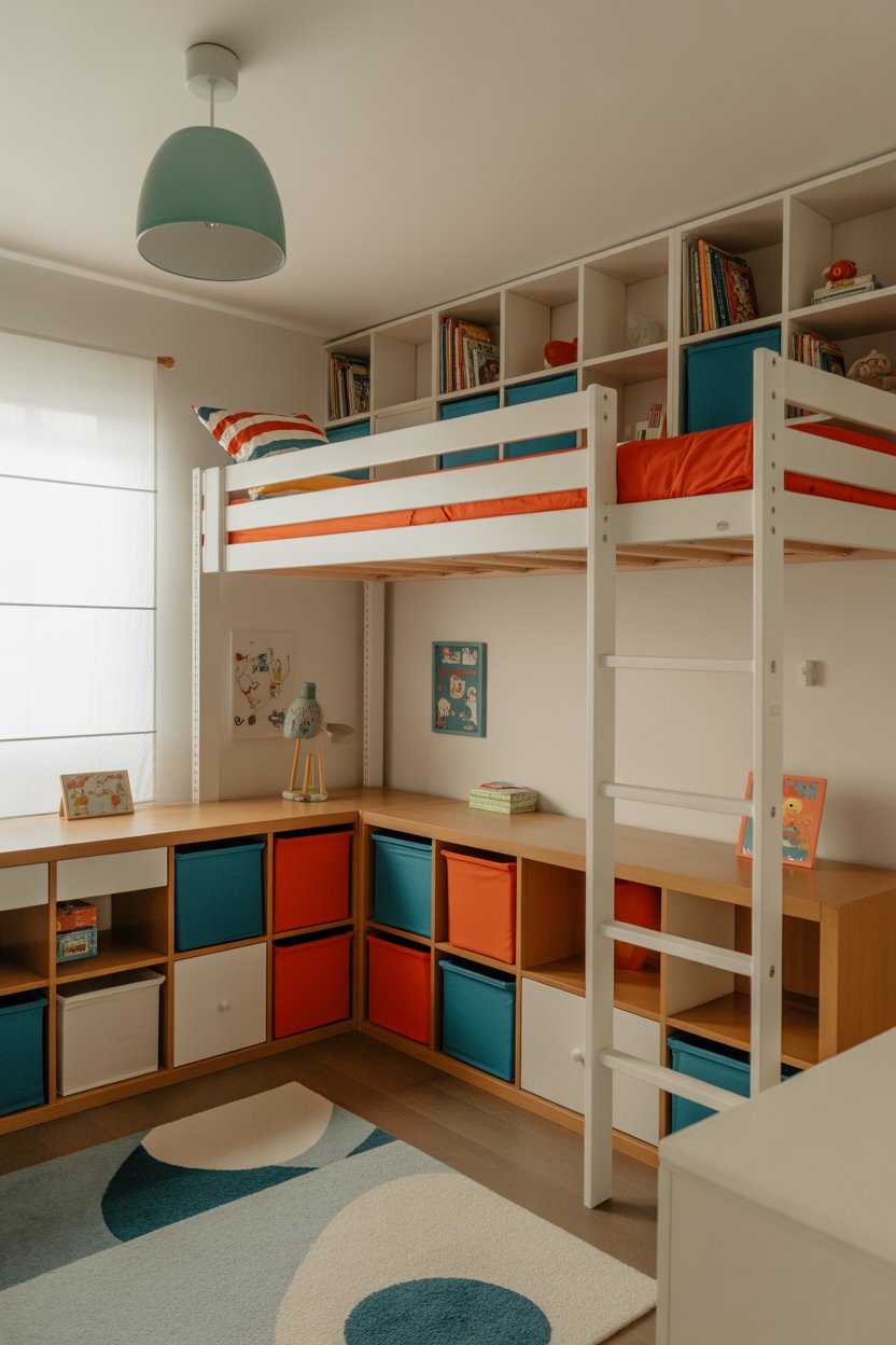 30 Shared Bedroom Ideas for Siblings, Parents, and Kids in Small or ...
