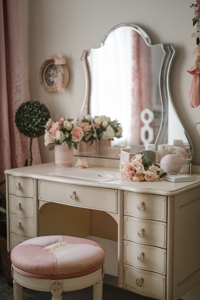 35 Girly Apartments Ideas for a Cute Living Room Aesthetic, Bedroom ...