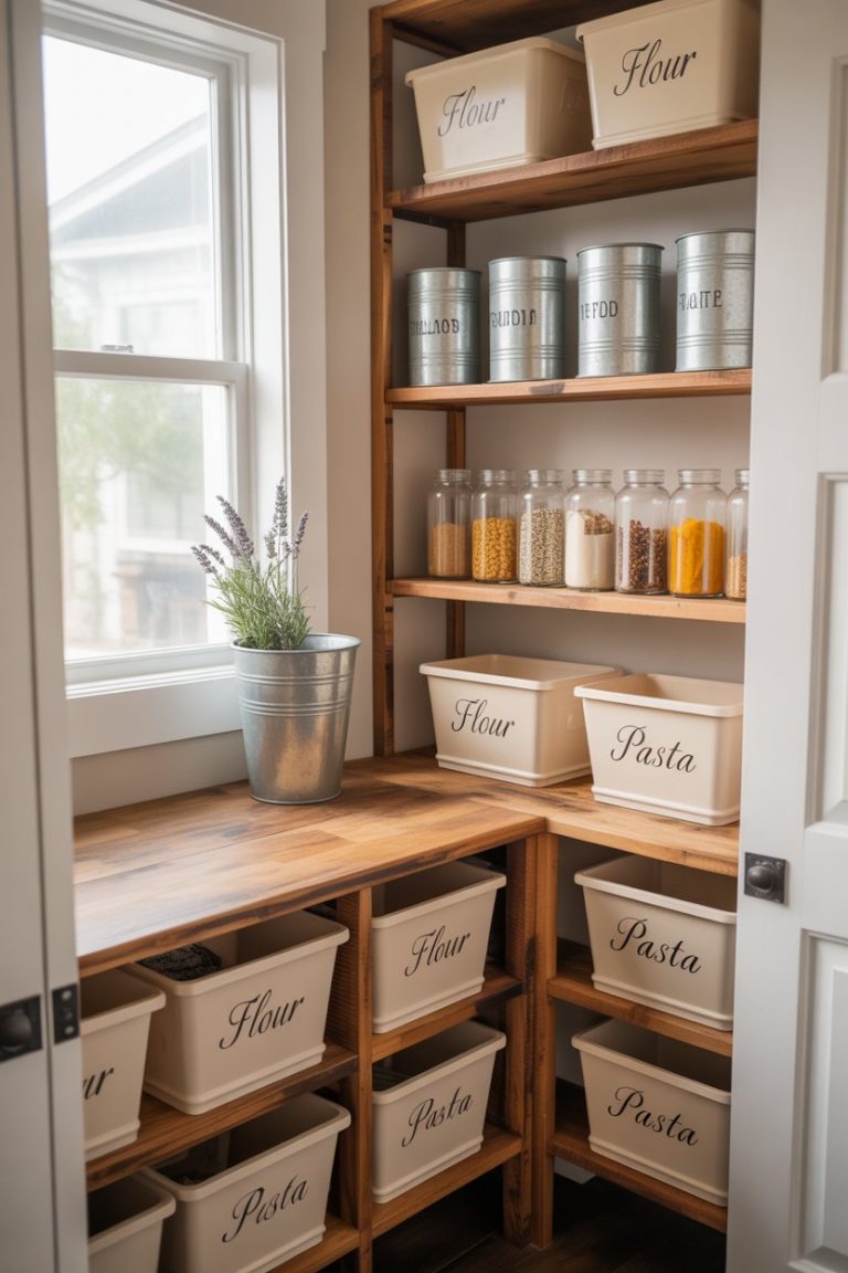 34 Corner Kitchen Pantry Ideas for Smart Storage Layouts With Built In ...