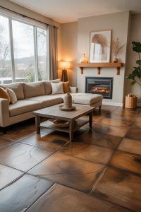 40 Concrete Floors In House Ideas With Finishes Stained Painted Modern ...