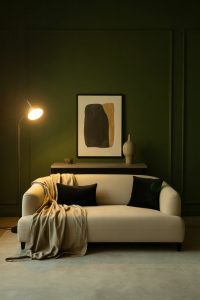40 Dark Green Living Room Ideas for Cozy, Moody, Vintage, and Modern ...