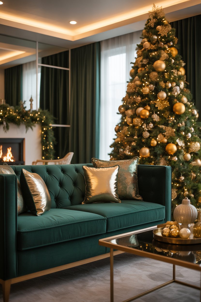 Luxury Christmas Decor 2025 elegant modern ideas for mansion interiors ...