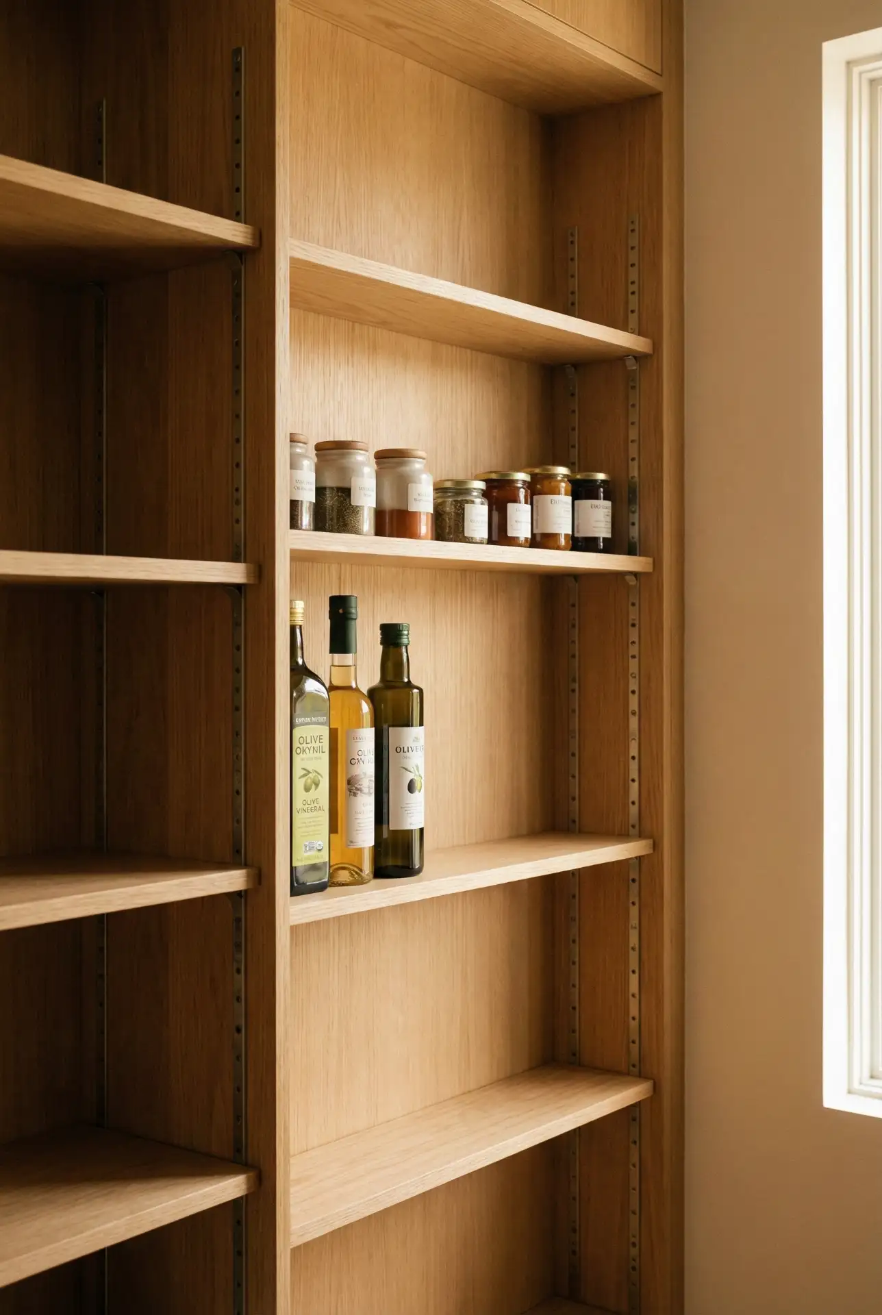 Adjustable Shelf Heights for Varied Storage 1
