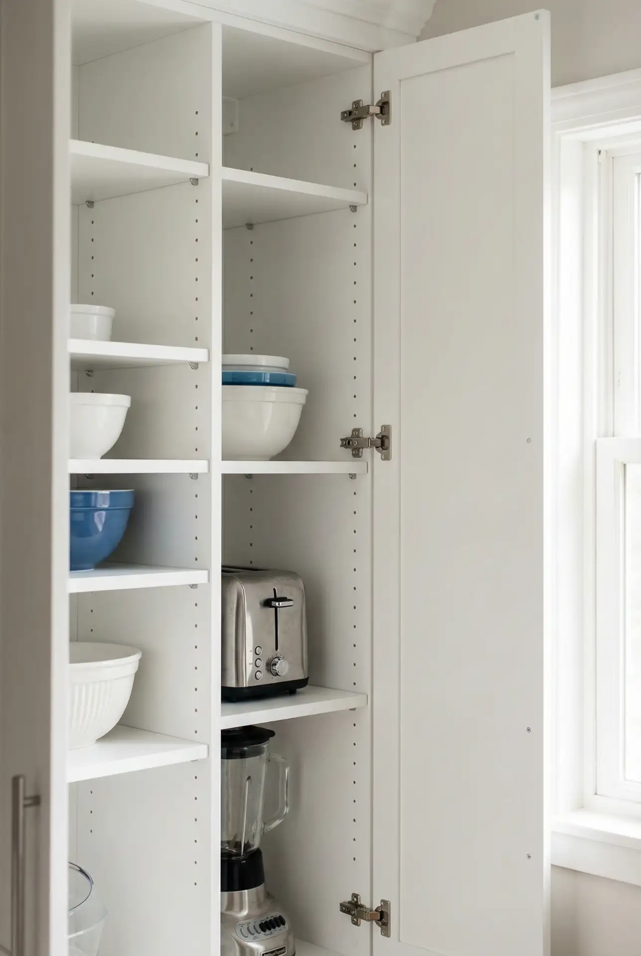 Adjustable Shelf Heights for Varied Storage 2