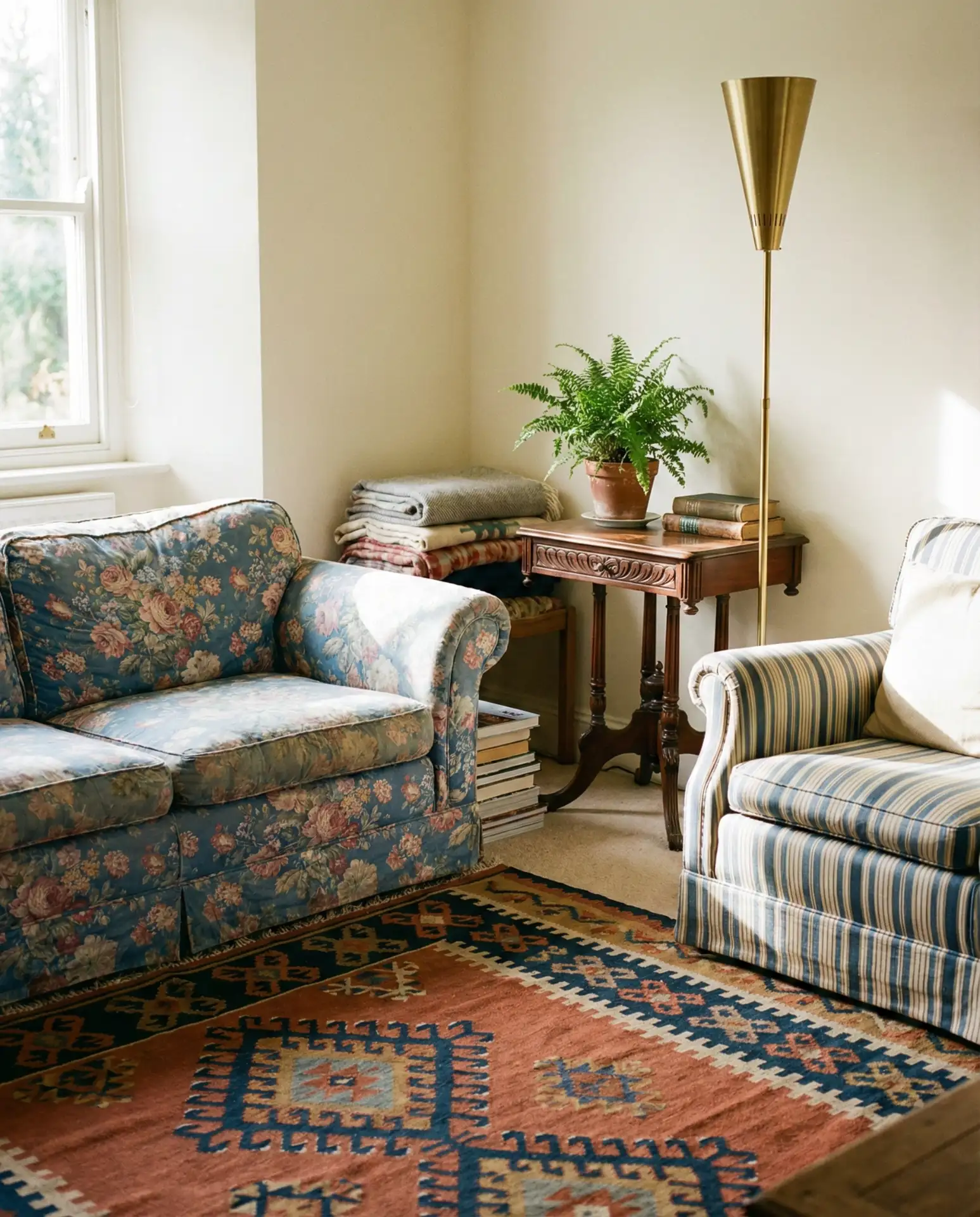 Beach Cottage Living Room with Nautical Touches 1