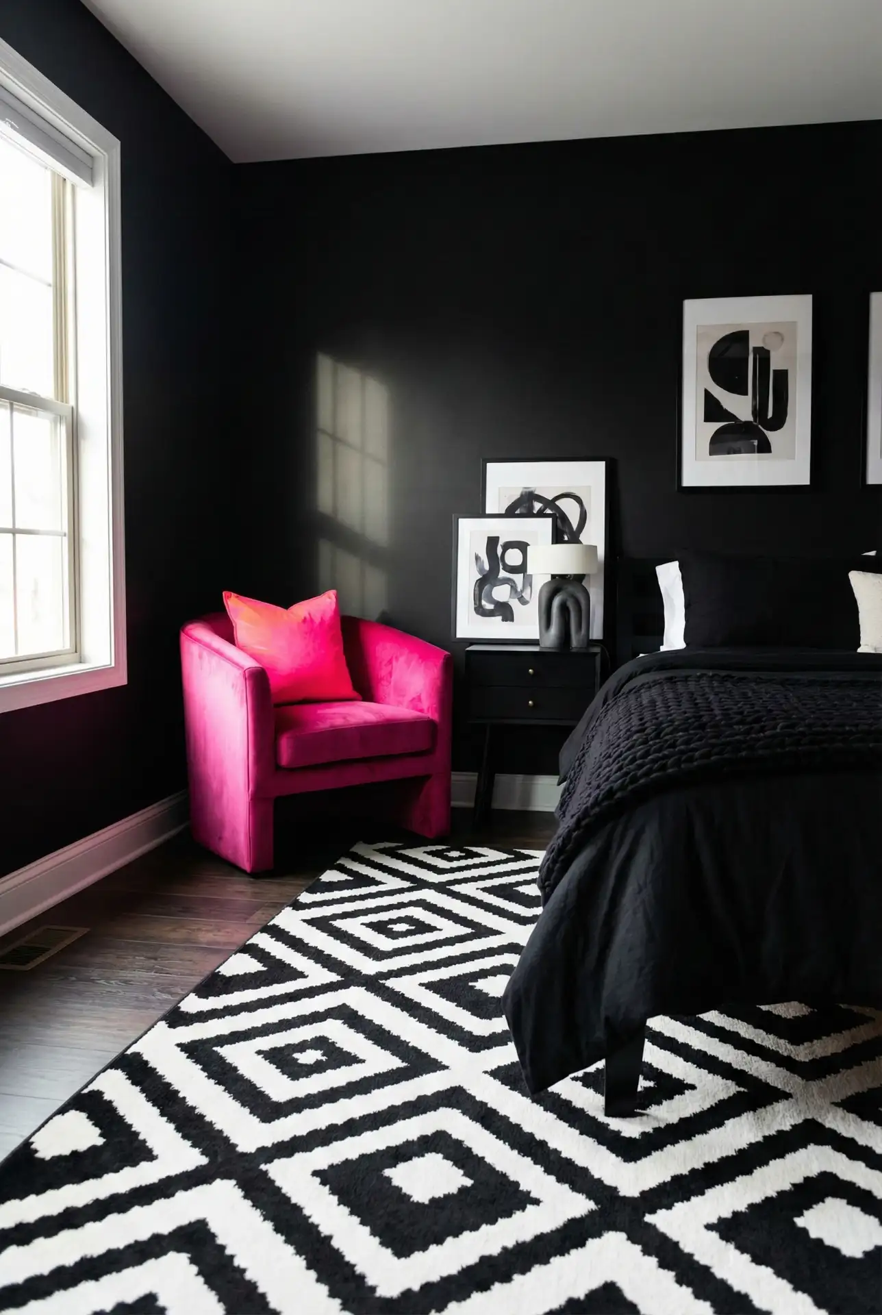 Black and Hot Pink Energy 1