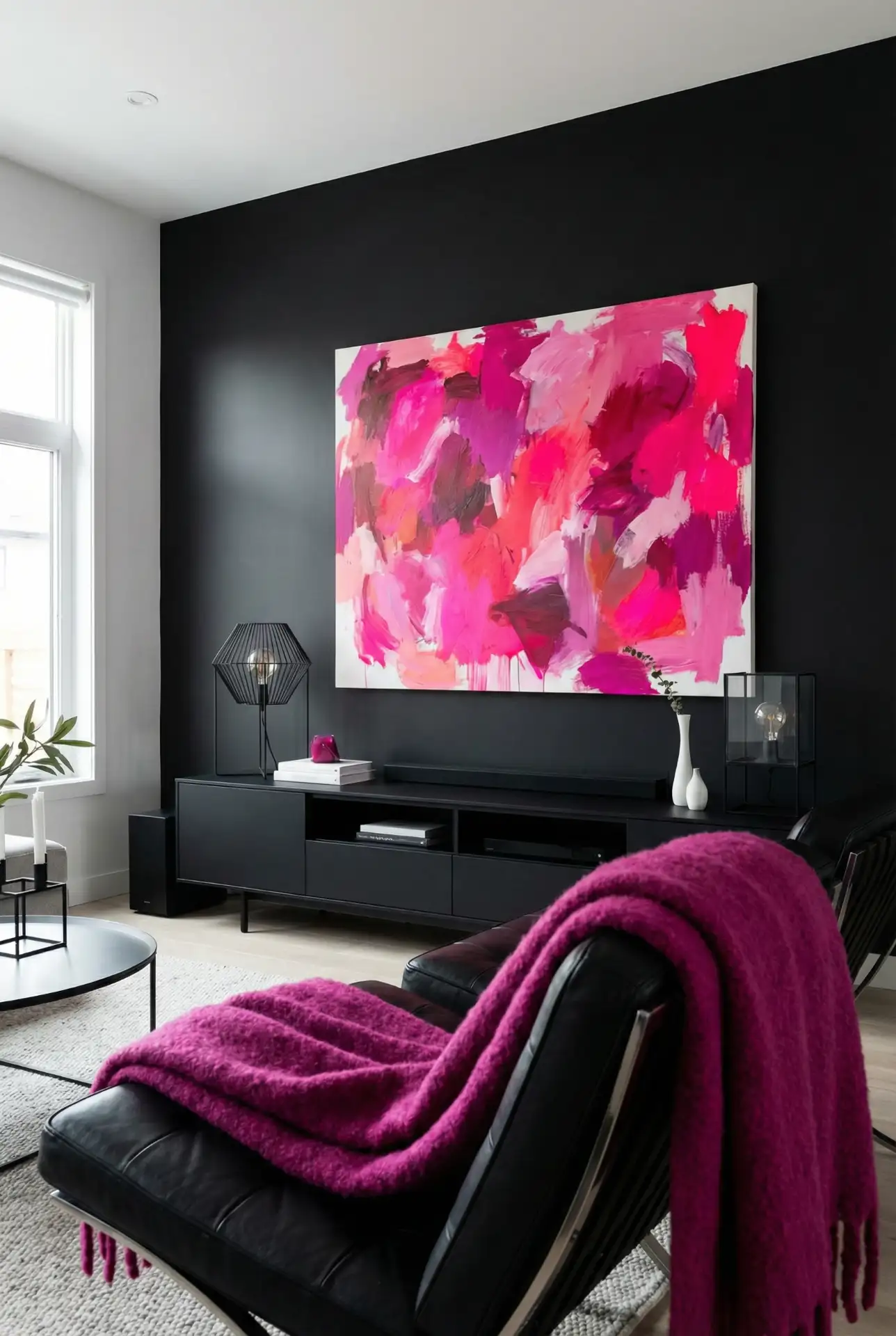 Black and Hot Pink Energy 2