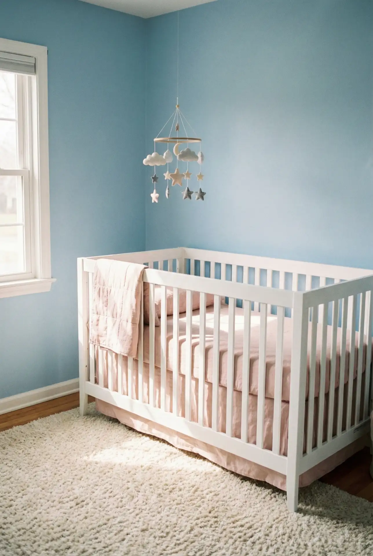 Blue and Pink Nursery Design 1