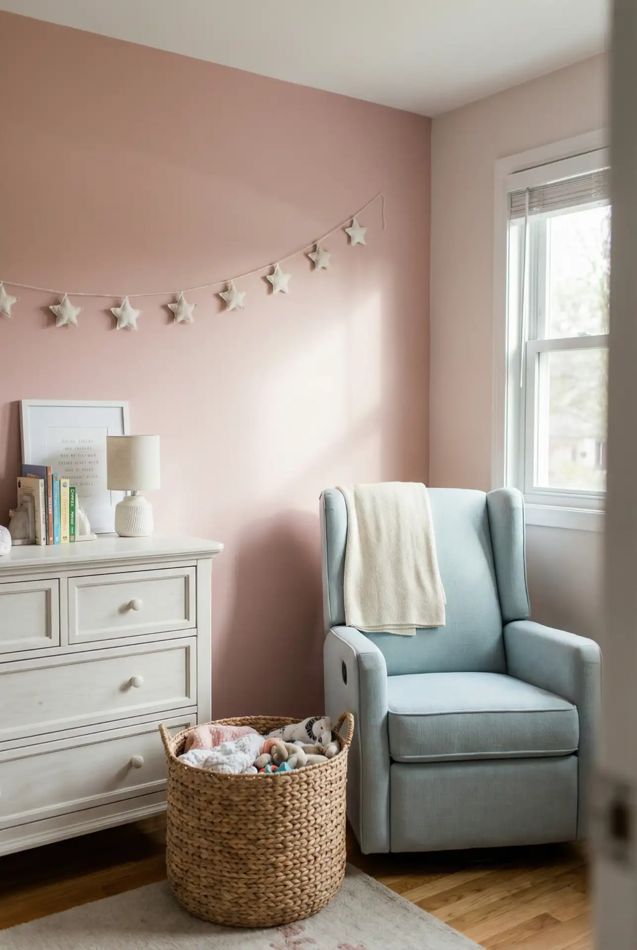 Blue and Pink Nursery Design 2