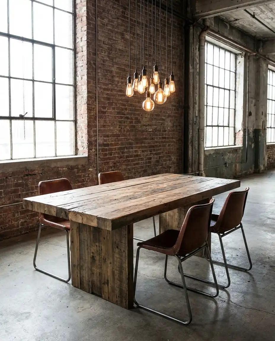 Bold Industrial Style with Metal and Leather 1