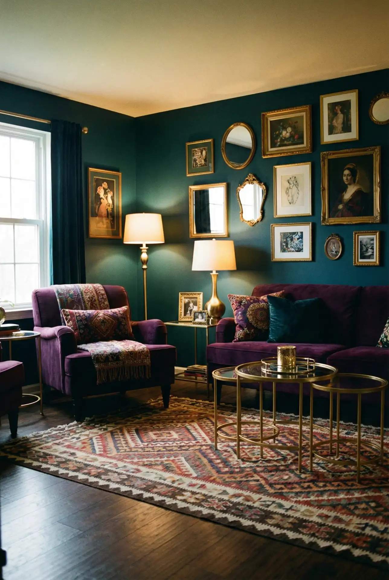 Bold Jewel Tones for Drama 1