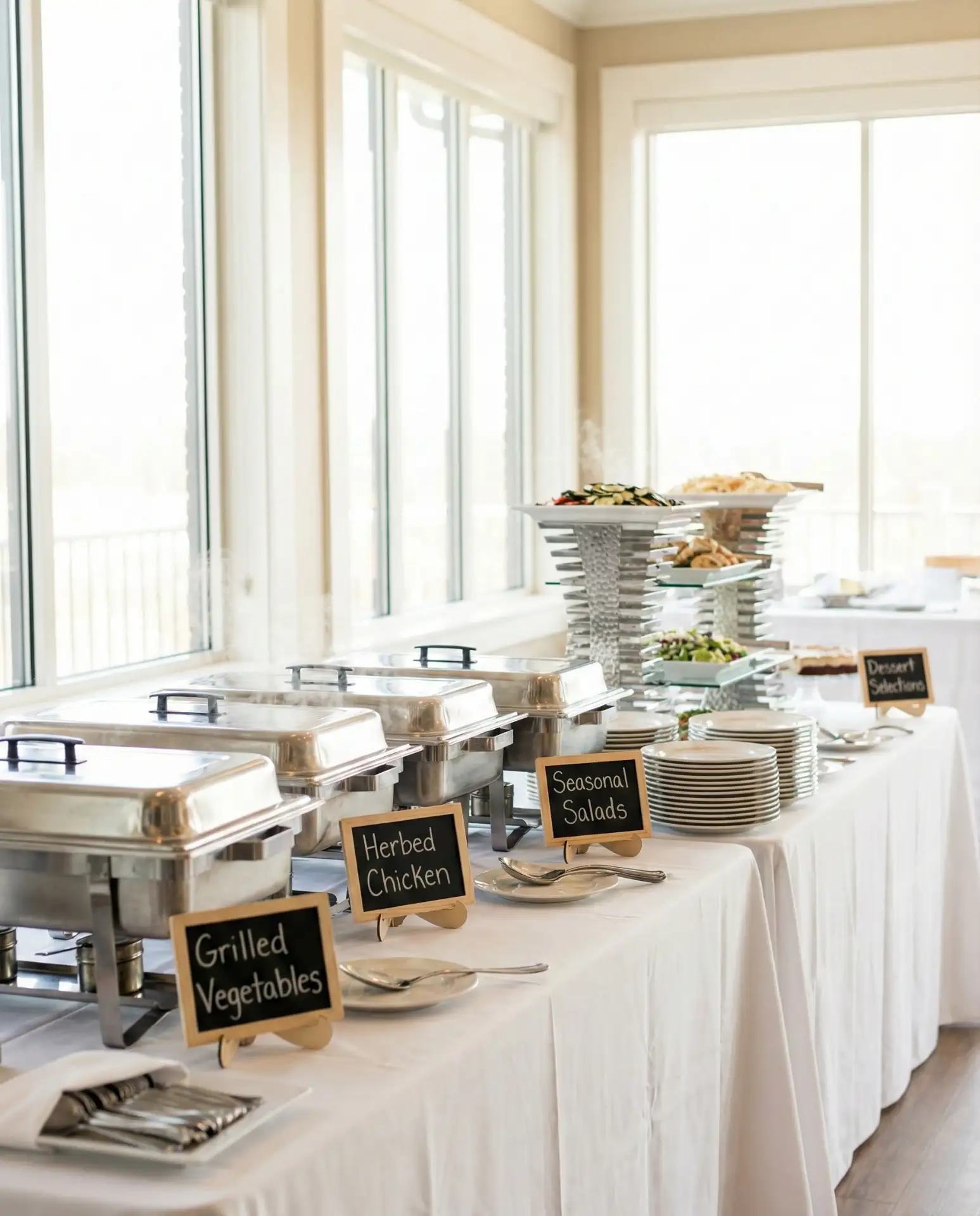 Catering-Style Station for Large Events 1