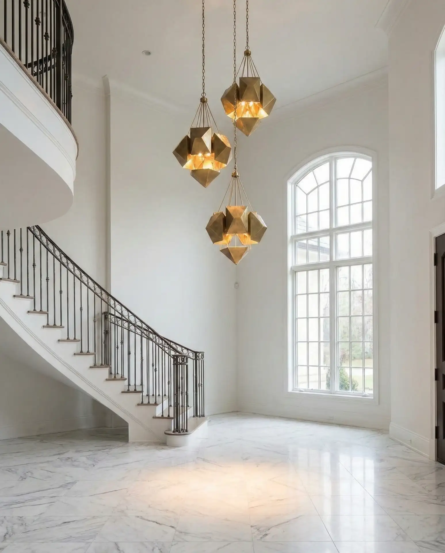 Chandelier Clusters for High-Ceiling Impact 1
