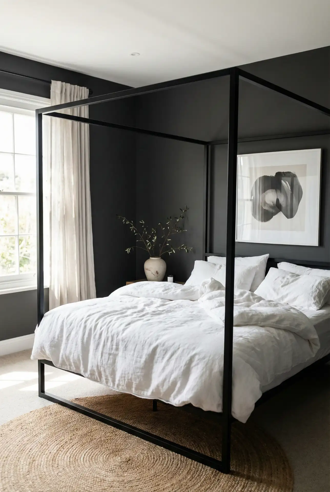 Charcoal and White Contrast 1