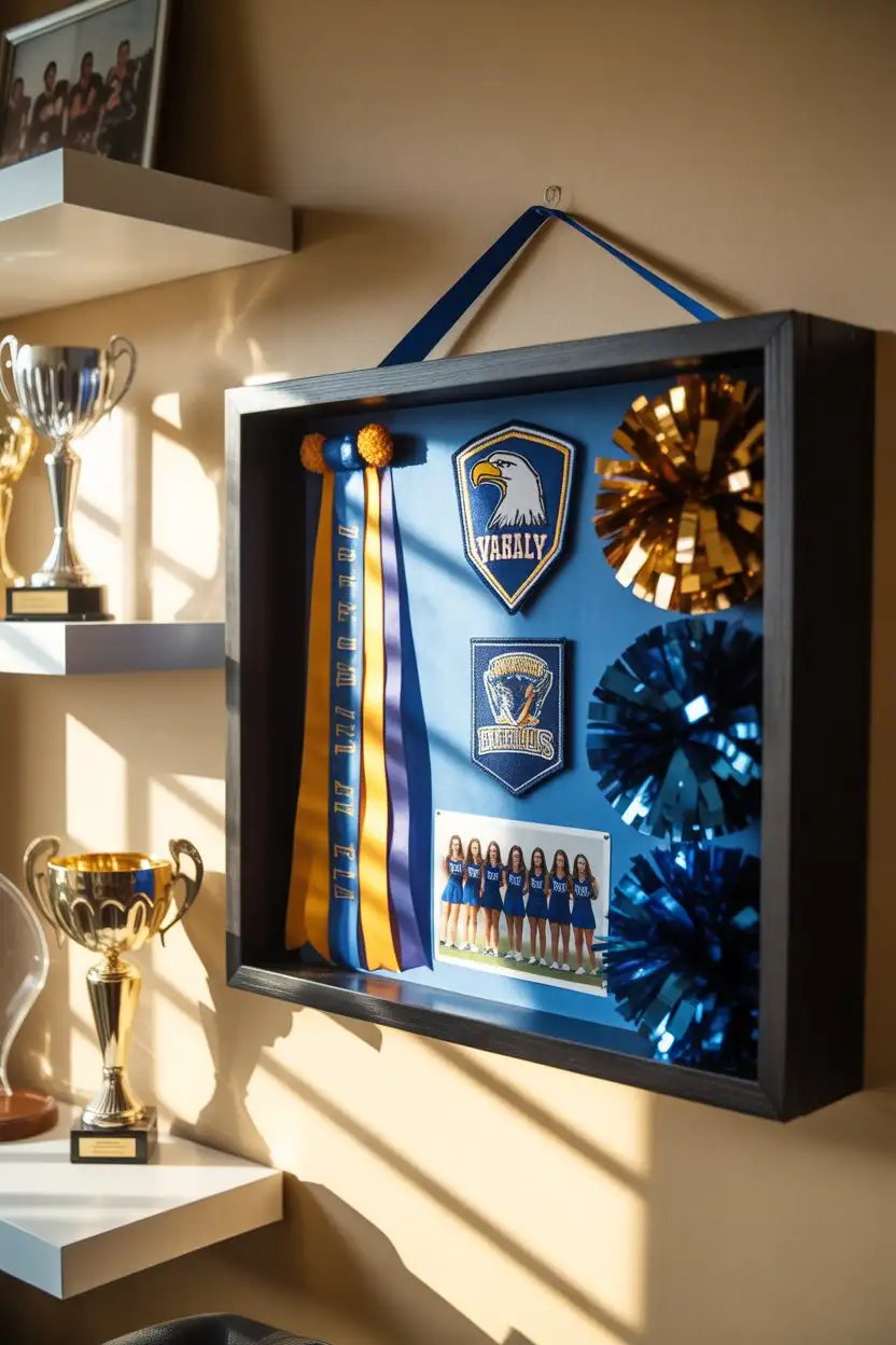 Cheer Squad Ribbon and Photo Display 1