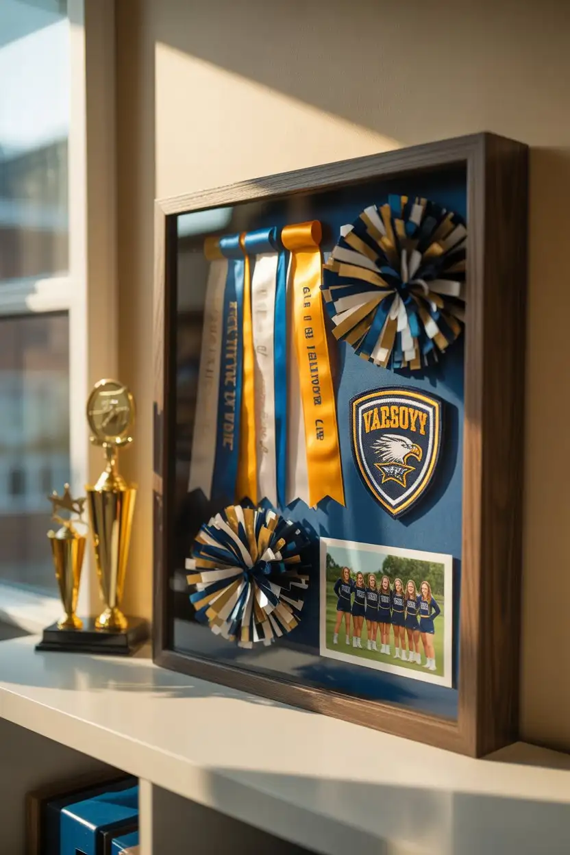 Cheer Squad Ribbon and Photo Display 2