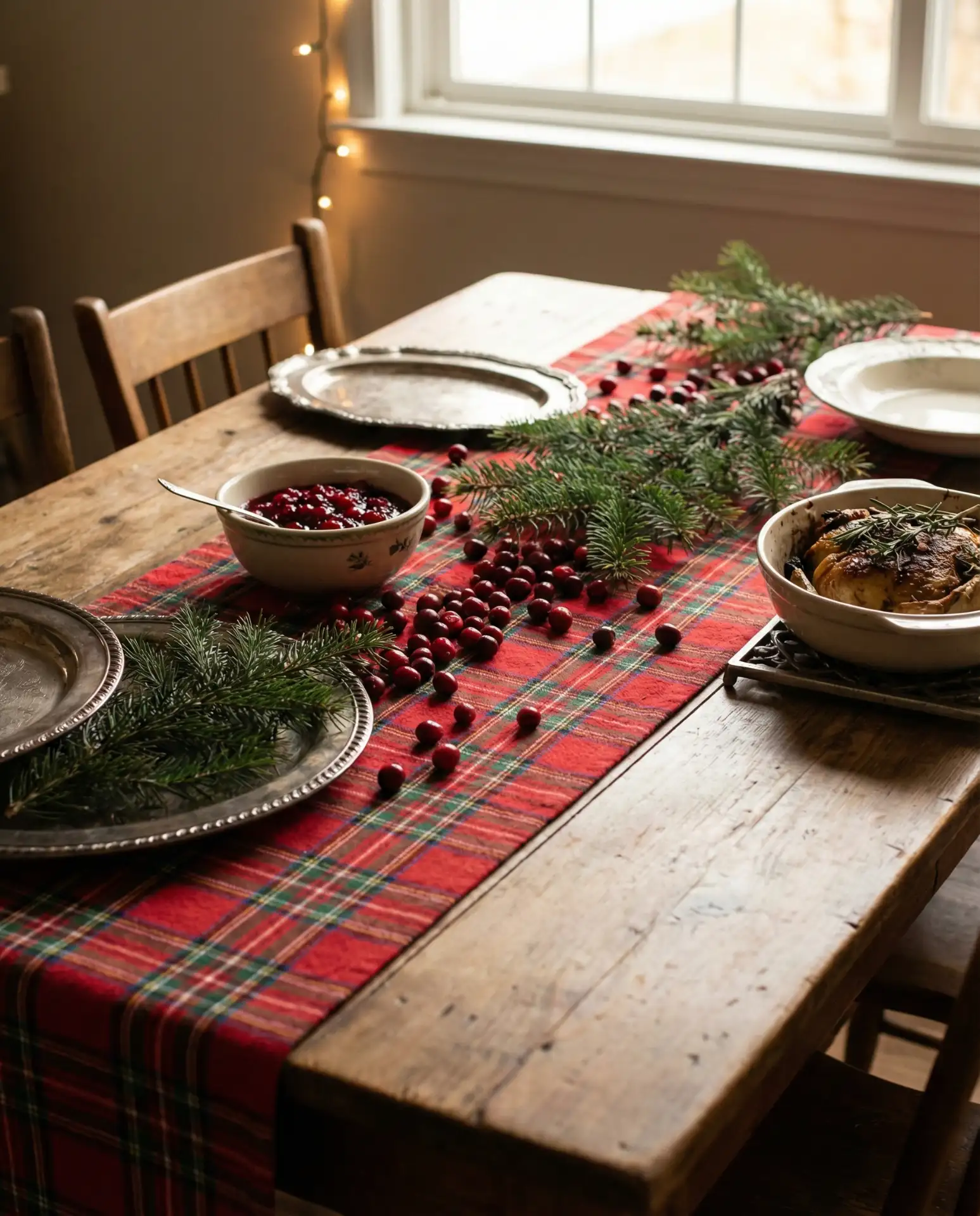 Christmas Red and Green Traditional Buffet 2