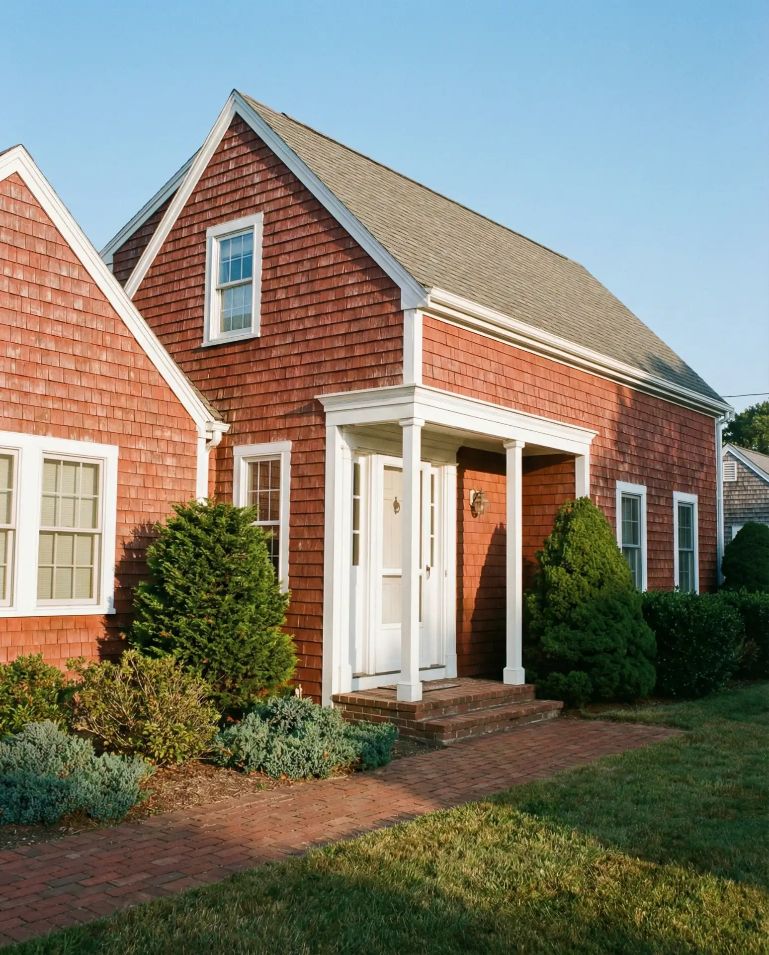 Classic Red with White Trim 2