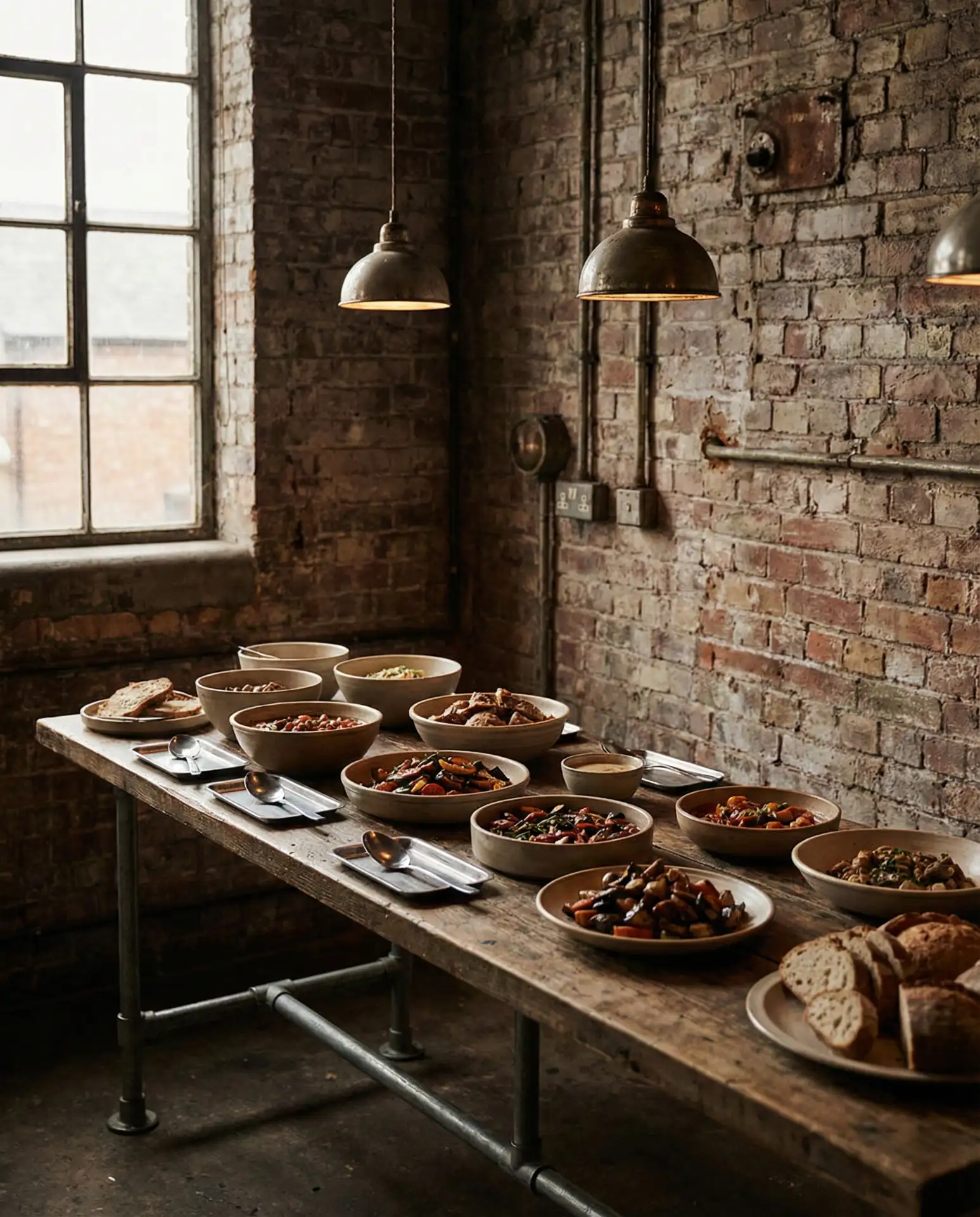 Coastal Blue and White Seafood Buffet 1