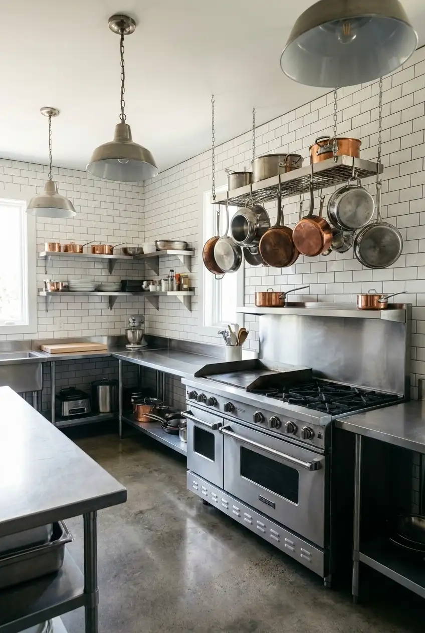 Commercial-Style Layout for Serious Cooks 1