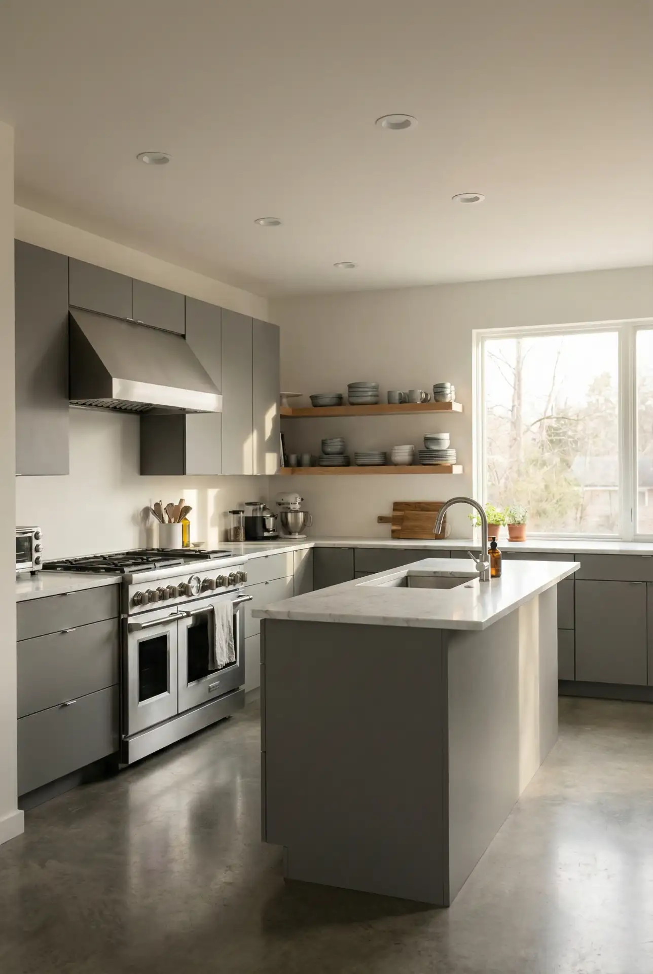 Crisp Gray and Stainless Steel 1