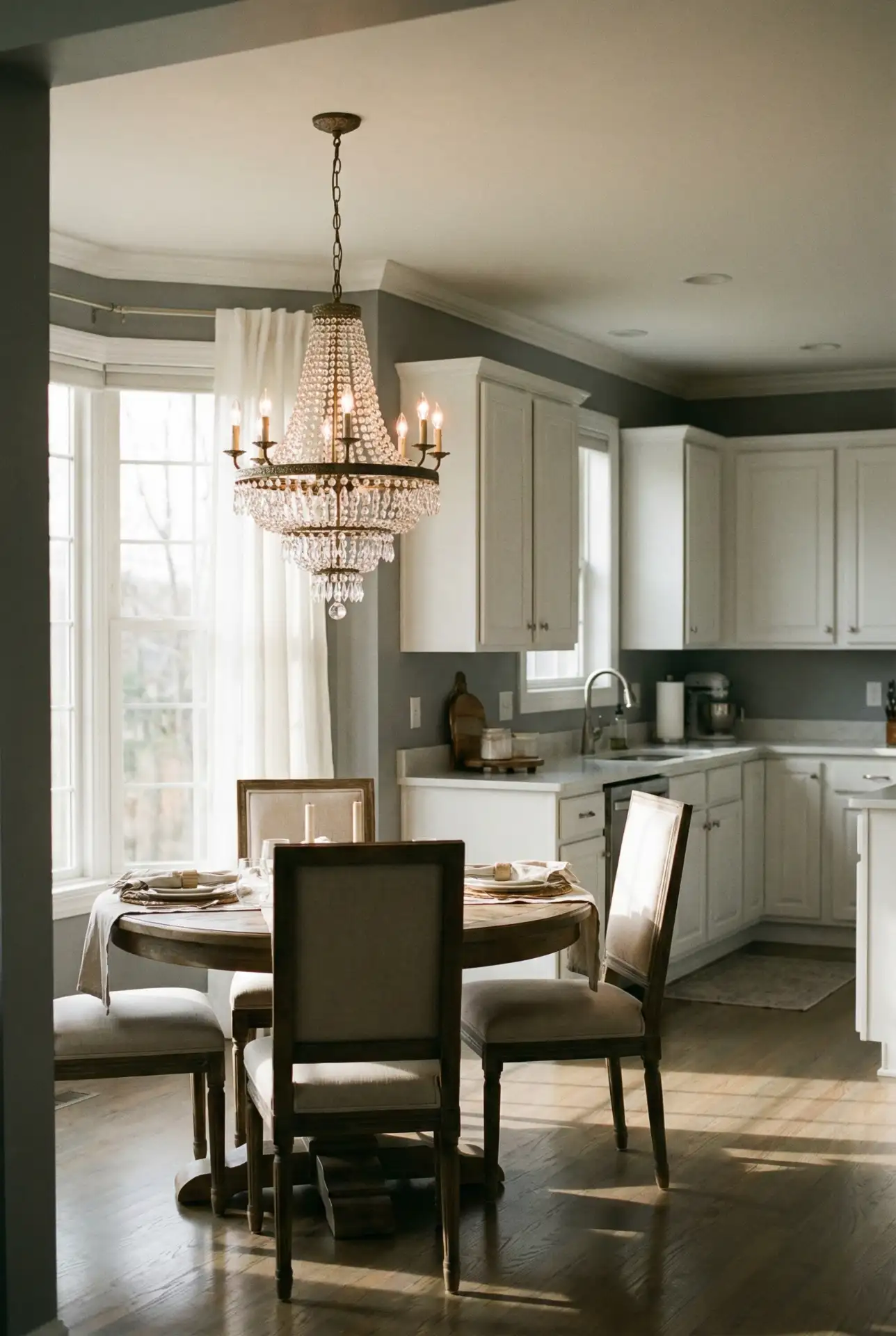 Crystal Chandelier for Glam Kitchens 2