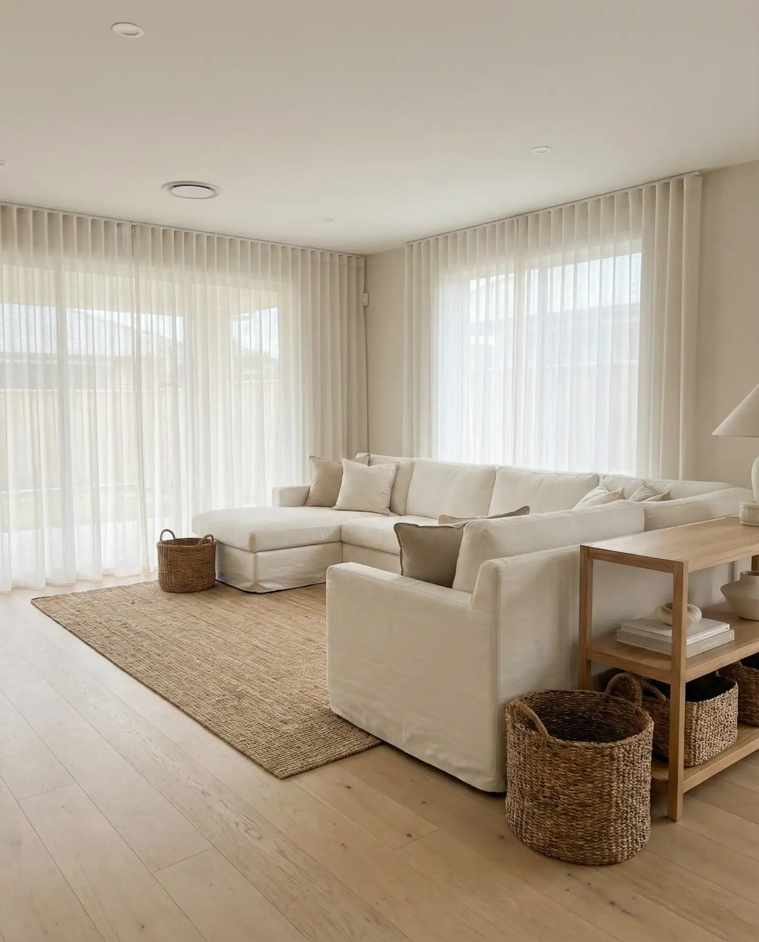 Dark Grey Sectional with Metallic Accents 1