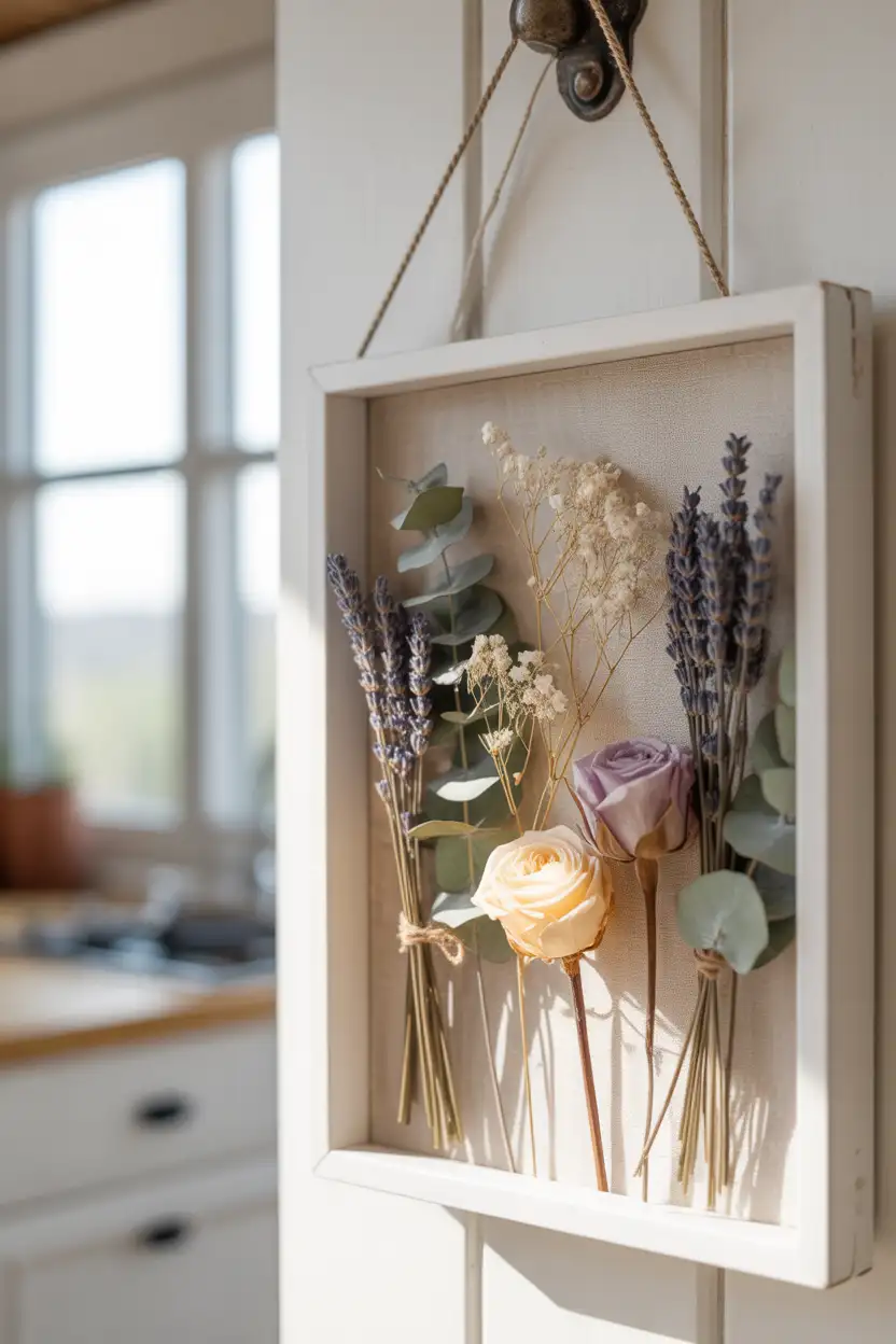 Dried Flower Garden Shadow Box 2
