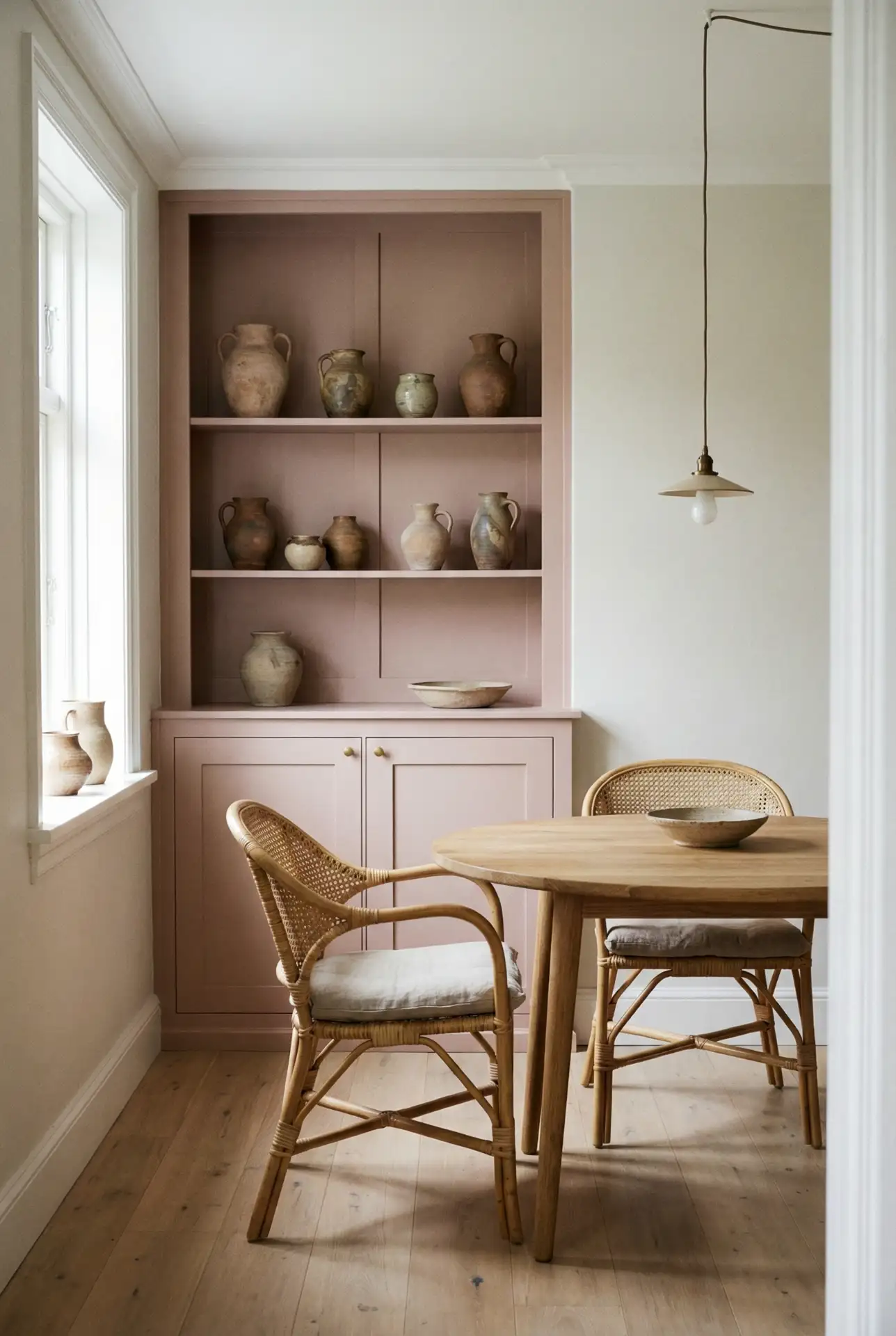 Dusty Rose and Terracotta Dining Space 2