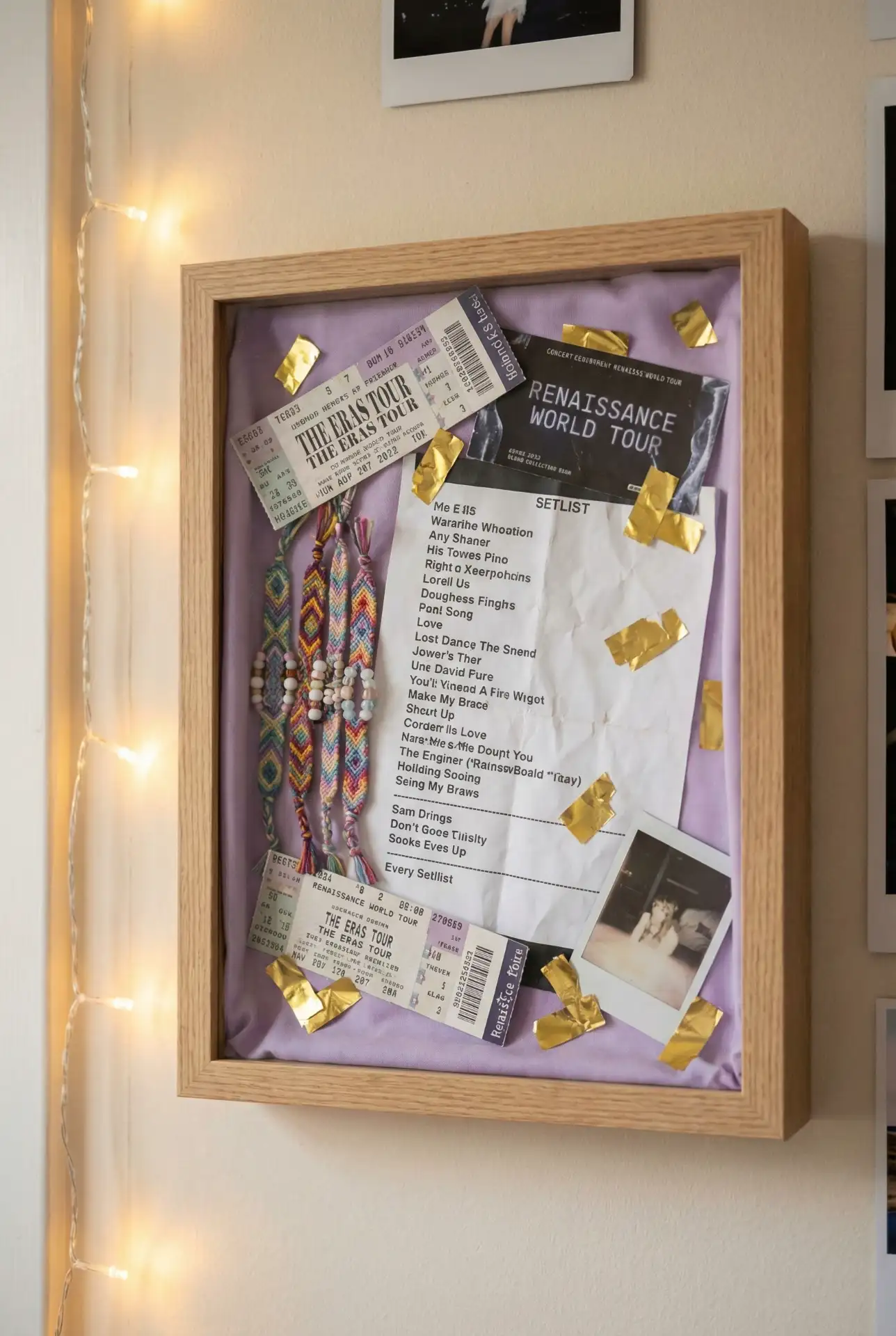 Eras Tour Concert Memorabilia Frame 1